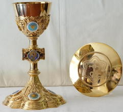 Antique French Gothic Chalice